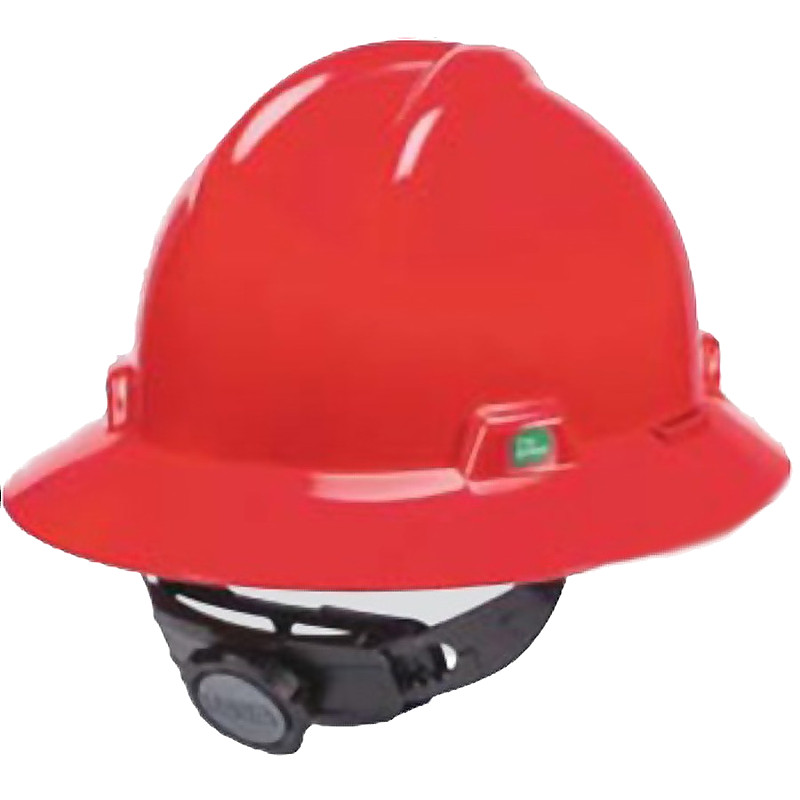 HAT SAFETY V-GARD GREEN HIGH DENSITY POLYETHYLENE BLUE