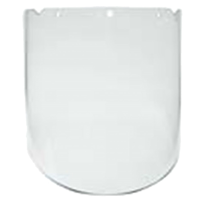 VISOR MOLDED V-GARD CLEAR 263X432X2.49MM MSA 10115853