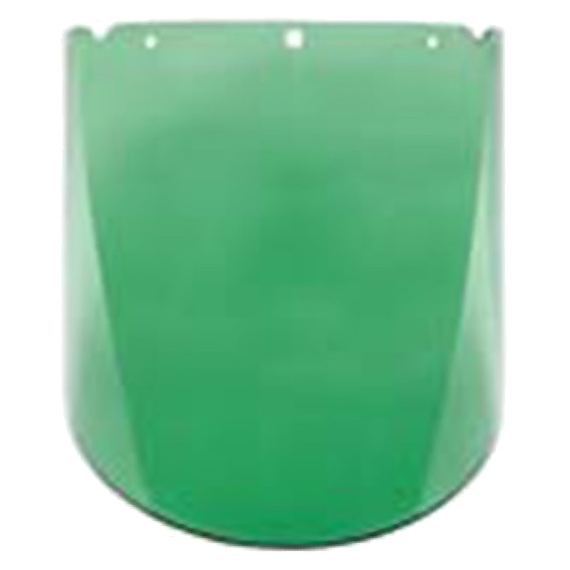 VISOR MOLDED V-GARD GREEN TINT 263X432X2.49MM MSA 10115854