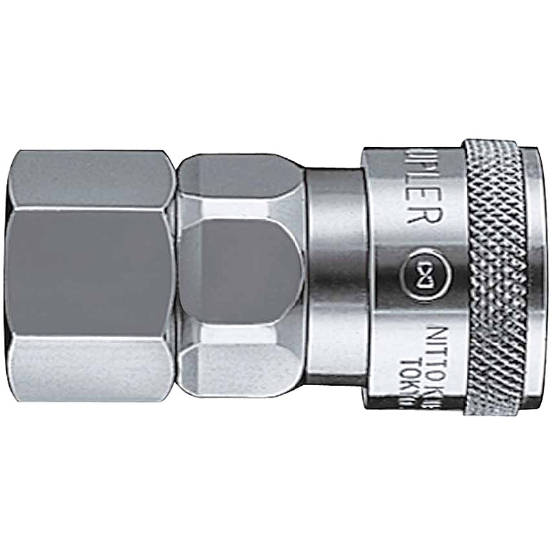 COUPLER QUICK CONNECT SINGLE END SHUT OFF STEEL FEMALE THREAD END 600SF PT3/4"