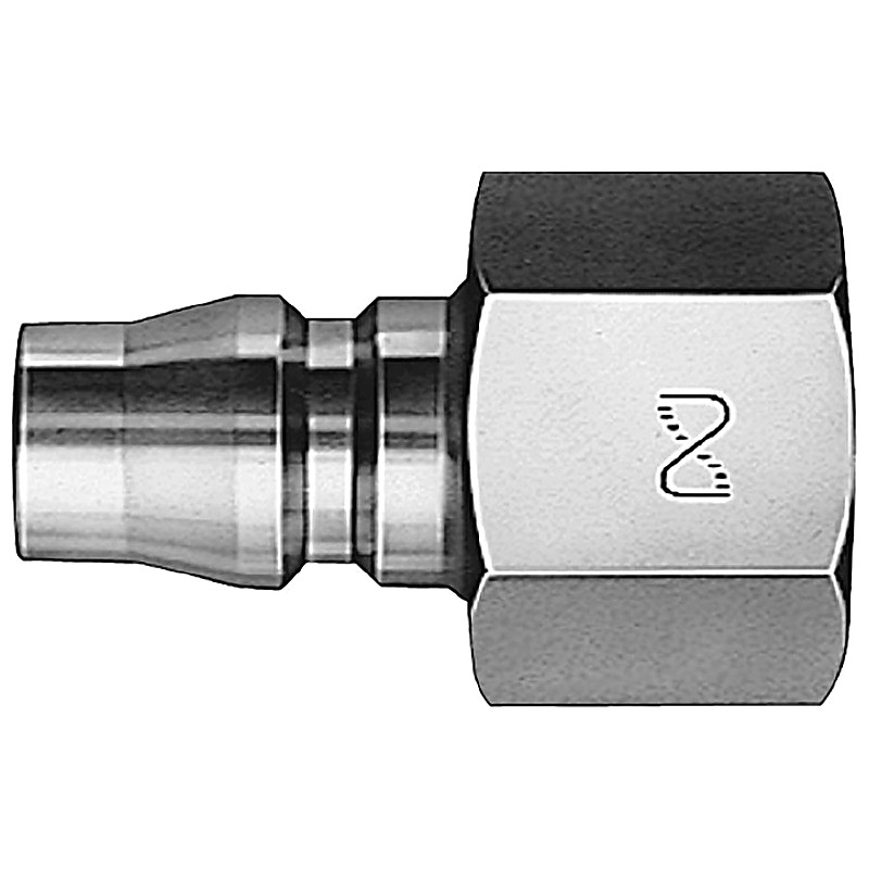 COUPLER QUICK CONNECT SINGLE END SHUT OFF STEEL FEMALE THREAD END 600PF PT3/4"