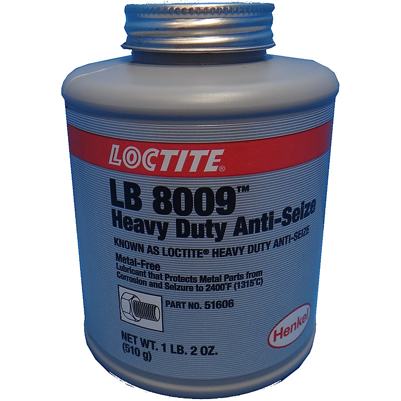 ANTI-SEIZE HEAVY DUTY LOCTITE LB8009 BLACK BRUSH-TOP 1.2LBS
