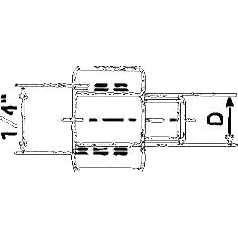 NIPPLE REDUCING 1/4 1021 FOR AUTO GREASE DISPENSER