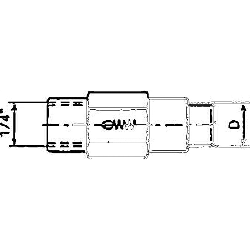 VALVE NON-RETURN 1/4 2021 FOR AUTO GREASE DISPENSER