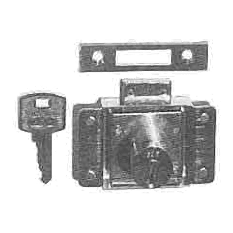 CYLINDER CABINET LOCK RIM TYPE OHS-5351-3 LEFT HAND LOCK 22MM