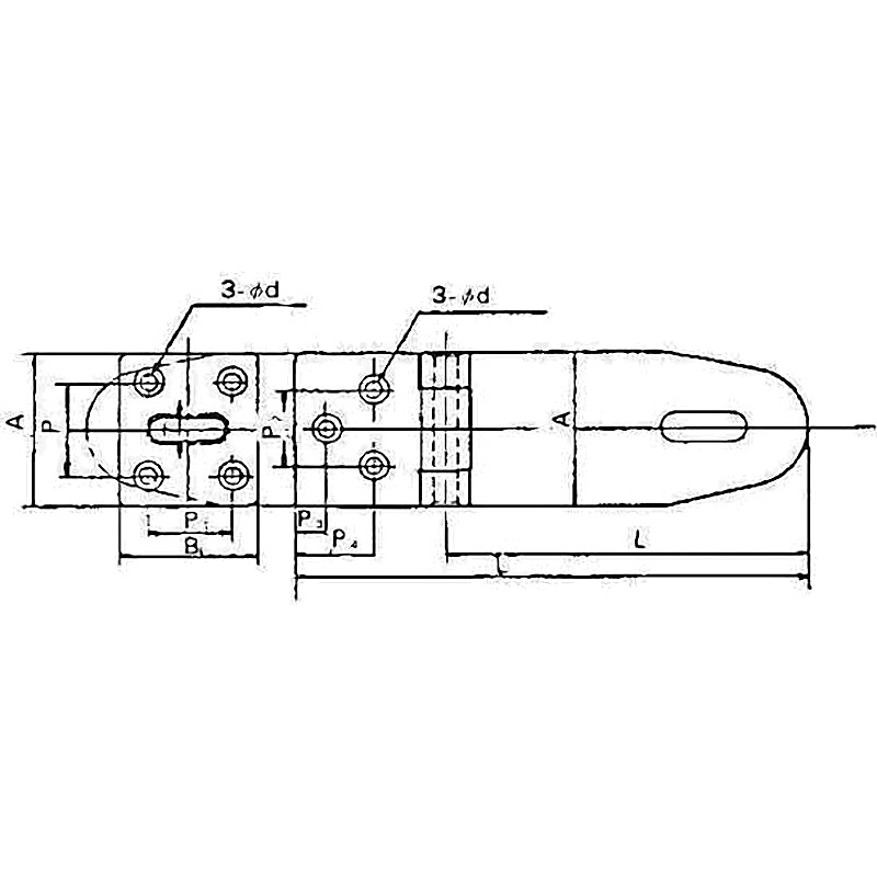 PADLOCK HASPS L68XW30MM