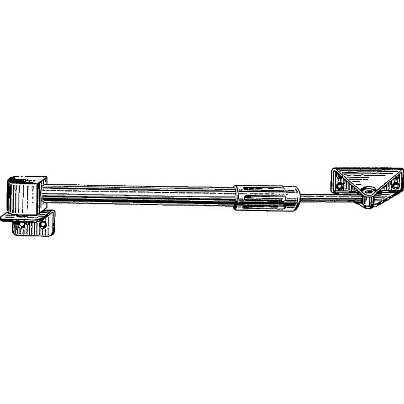 DOOR STAY WITH SET-SCREW STEEL #5825