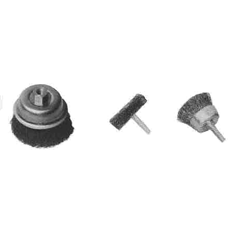 WIRE WHEEL BRUSH 50MMX6MM SHAFT