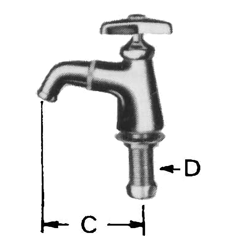 LAVATORY FAUCET 1/2 WITH ROTARY SPOUT