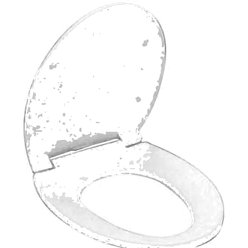 TOILET SEAT CLOSED FRONT COVER WITH COVER TC291