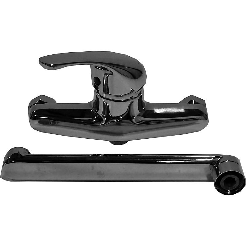 FAUCET SINK CHROMED WATERLINE SINGLE LEVER 130-170MM SA557295