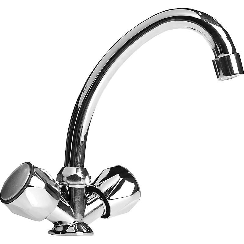 WASHBASIN FAUCET 1 HOLE WITH SWIVEL SPOUT 200MM