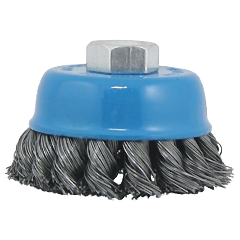 BRUSH WIRE CUP PLAITED 60MM DIA FOR DERUSTING BRUSH MAG9000