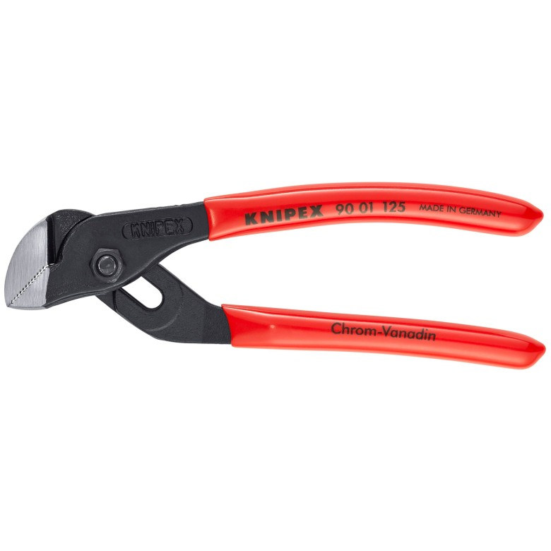 SMALL WATER PUMP PLIERS WITH GROOVE JOINT PLASTIC COATED HANDLE KNIPEX 9001125 view 3