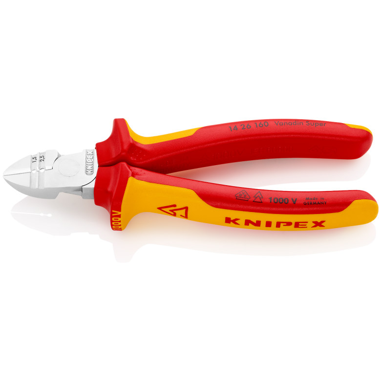 INSULATED DIAGONAL INSULATION STRIPPER 1000V
KNIPEX 1426160