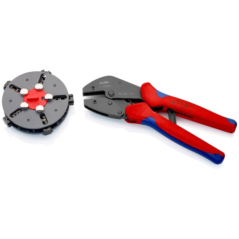 CRIMPING PLIERS WITH CHANGER MAGAZINE 250MM
KNIPEX 973302