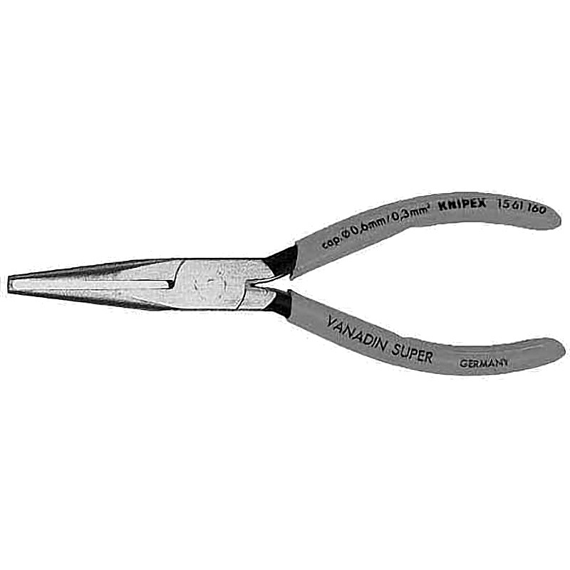 INSULATION STRIPPERS WITH OPENING SPRING PLASTIC COATED HANDLE 0.6MM 160MM KNIPEX 1561160