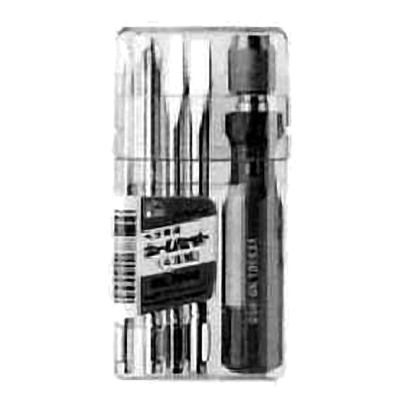 SCREWDRIVER SET DETACHABLE 4 BITS -3/-5/NO.1/NO.2