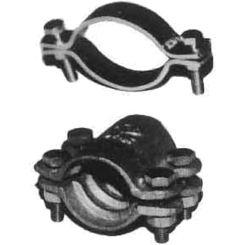 HOSE BAND DOUBLE BOLT TYPE MALLEABLE IRON 30-40MM