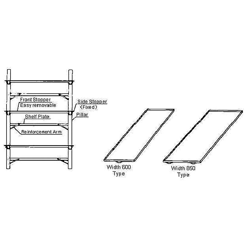 MASTER TOOLS & PARTS SHELF W1400XD600XH2300MM