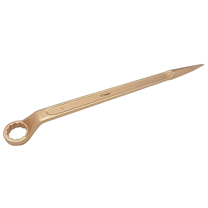 NON-SPARK COMBINATION RING & SPUD OFFSET WRENCH 45DEG BERYLLIUM COPPER 24MM