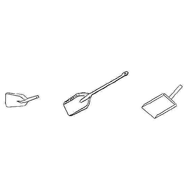 NON-SPARK DUST PAN 100X150MM SPECIAL ALUMINIUM BRONZE