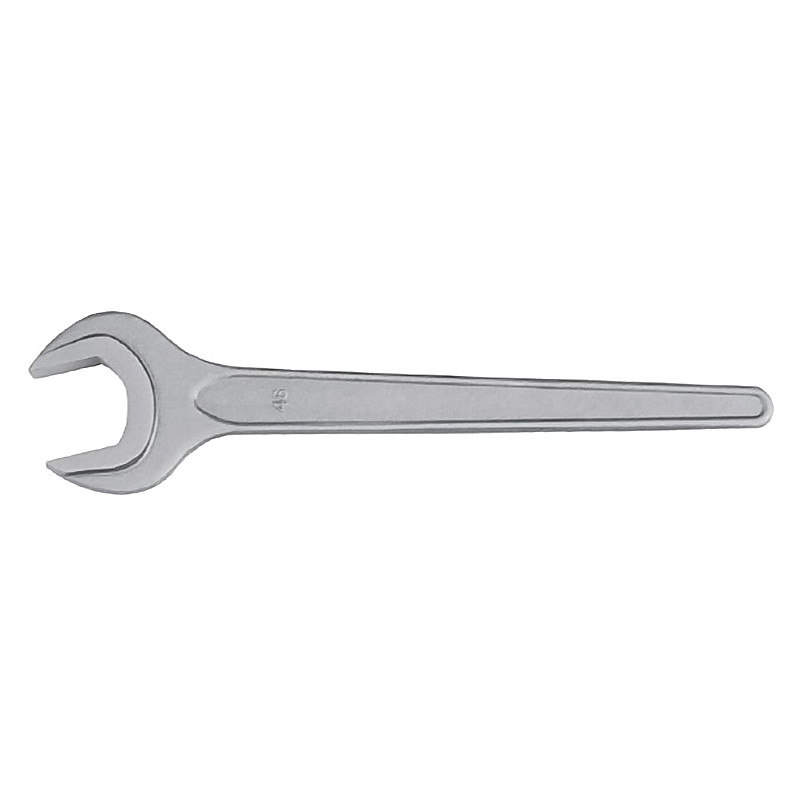STAINLESS STEEL SINGLE OPEN END WRENCH OPENING 15DEG ANGLE 8MM