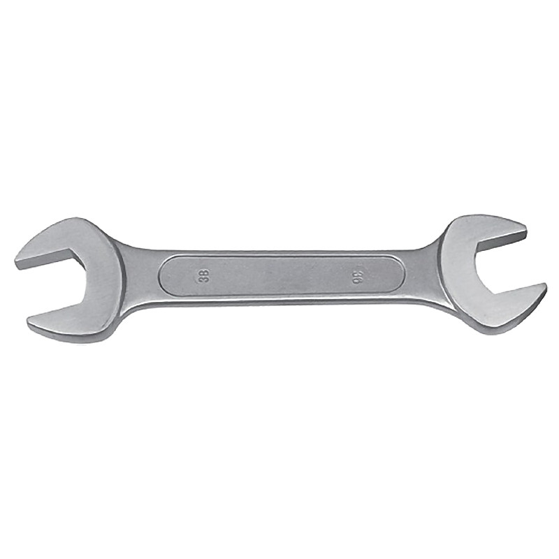 STAINLESS STEEL DOUBLE OPEN END WRENCH OPENING 15DEG ANGLE 5.5X7MM