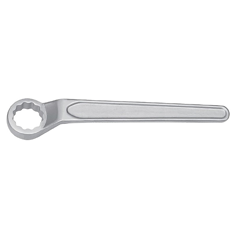 STAINLESS STEEL 12 POINT SINGLE END OFFSET WRENCH 60DEG 22MM
