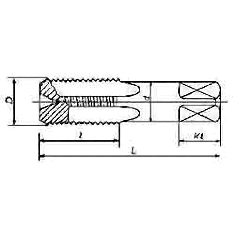 STR PIPE TAP FOR STR PIPE THREAD PF1-3/4X11T HSS