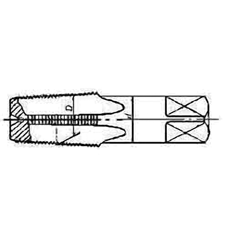 TAPER PIPE TAP FOR TAPER PIPE THREAD PT1X11T HSS