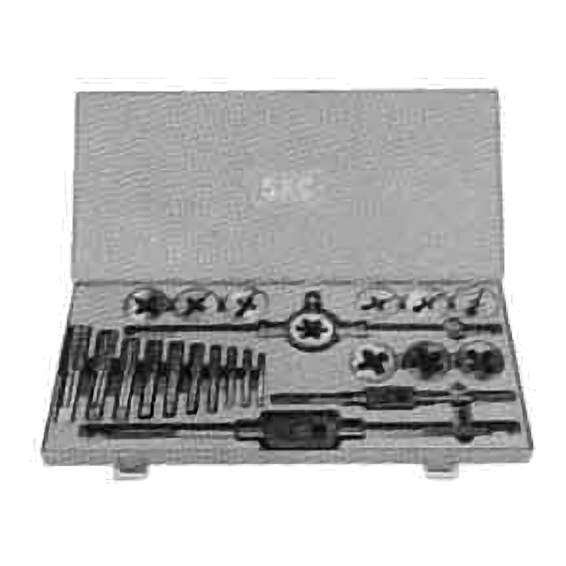 SCREW PLATE SET WHITWORTH
COARSE #OK101 1/4TO 1/2 22PCS
REFER OK5
