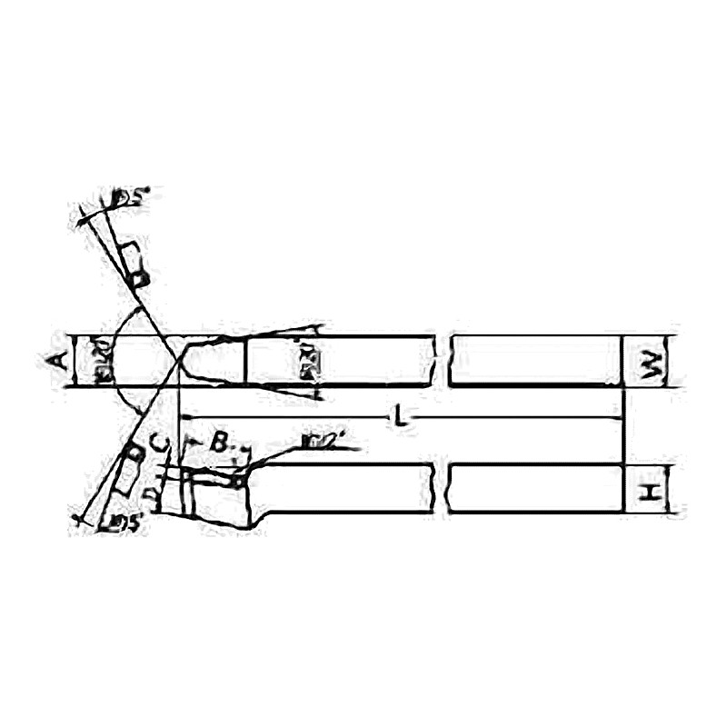 TOOL BIT TIP WELDED HSS POINT NOSE STRAIGHT-16 16X16X140MM
REFER #35-2