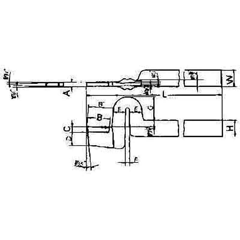 TOOL BIT TIP WELDED HSS SPRING PARTING-25 25X25X220MM
REFER #43-4