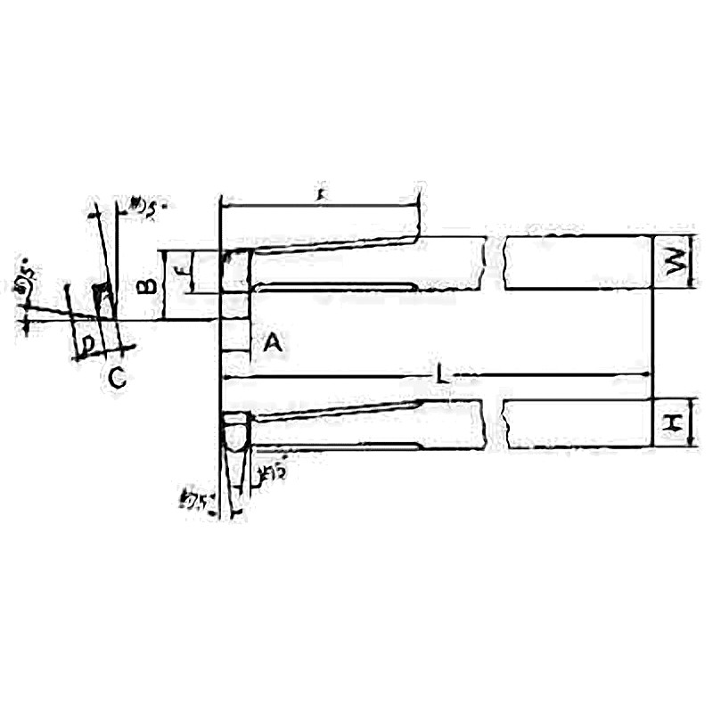 TOOL BIT TIP WELDED HSS BORE FINISHING-32 32X32X315MM
REFER ISO11 25X25