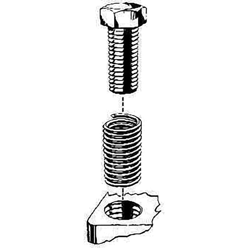 HELI-SERT STAINLESS STEEL COARSE M3.5 X 0.6 X 3.5MM