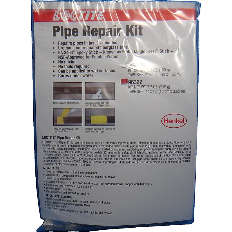 PIPE REPAIR KIT LOCTITE 5070 TAPE SIZE W100MMXL3600MM