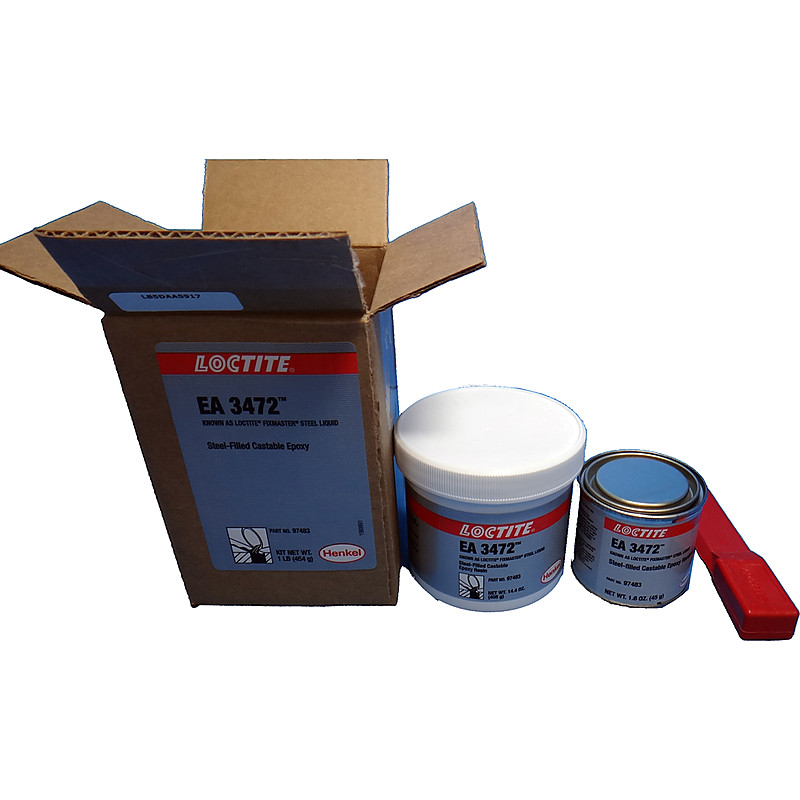 STEEL LIQUID LOCTITE GREY EA3476 1LB