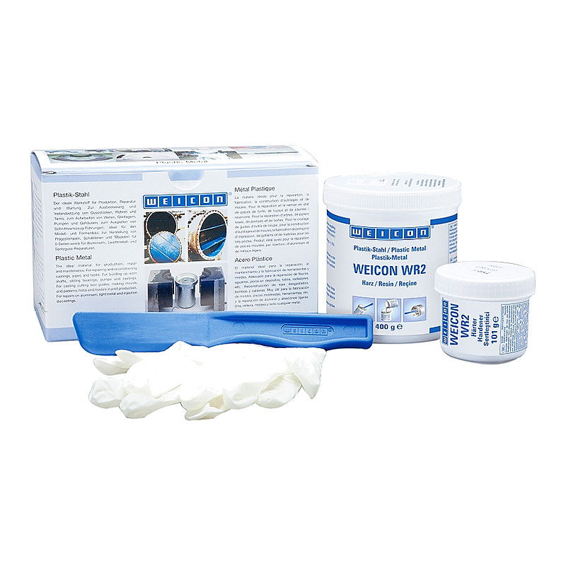 MINERAL FILLED PUTTY WEICON WR2 WEAR RESISTANT 0.5KG
