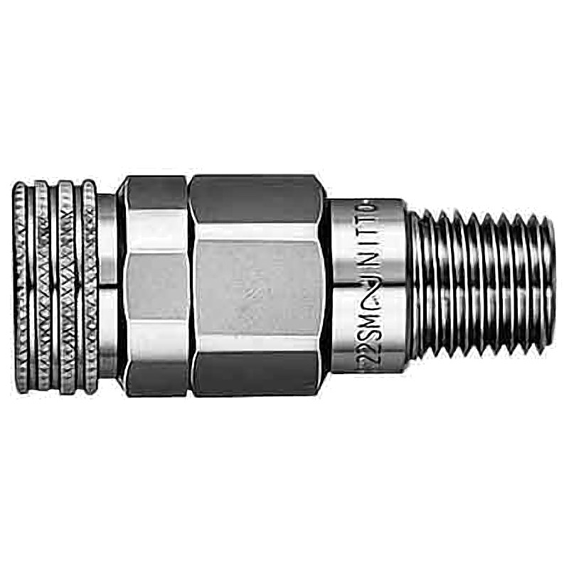 QUICK COUPLER SOCKET F/FUELGAS MALE THREADEND RC(PT)3/8 S33SM
