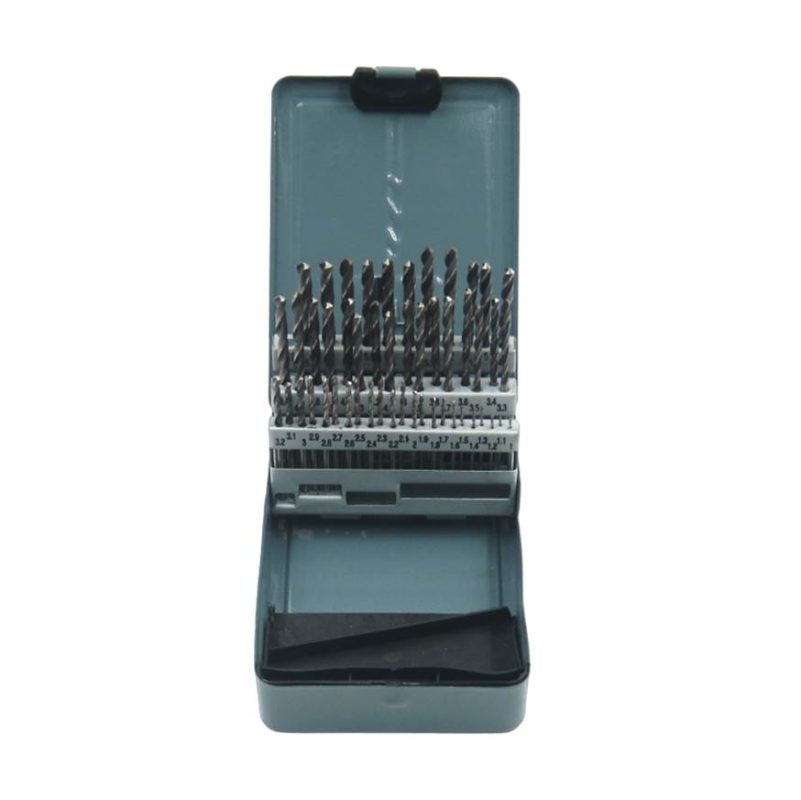 STR SHANK TWIST DRILL SET HSS 1.0-13.0MM 25'S