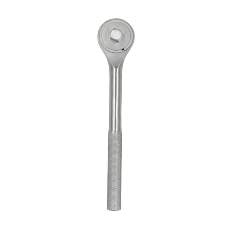 STAINLESS STEEL RATCHET HANDLE MALE 12.7MM/SQ DRIVE 245MM
