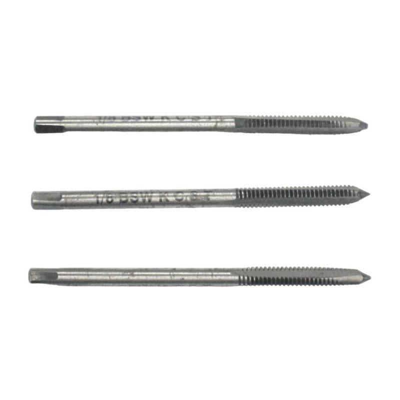 WHITWORTH COARSE THREAD HAND TAP 3'S 5/32X32T CARBON STEEL