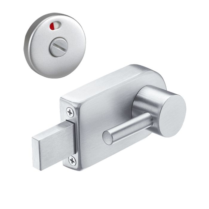 INDICATOR BOLT STAINLESS STEEL FOR TOILET DOOR 70X46MM OHS-4422