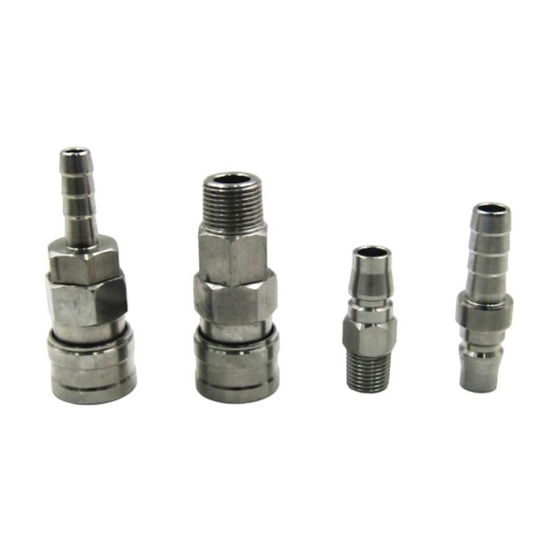COUPLER QUICK CONNECT SINGLE END SHUT OFF BRASS 20PH 1/4"