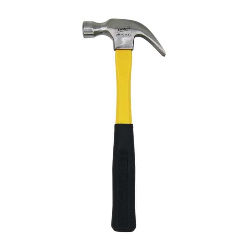 HAMMER BELL FACE & NAIL PULLER HANDLED 450GRM
