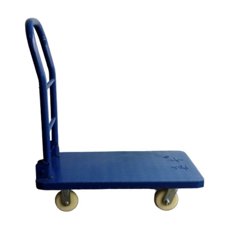 TRUCK PLATFORM STEEL 1-HANDLE WITH 4 SOLID TIRES 600X900MM