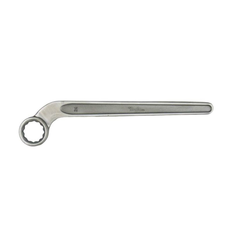 STAINLESS STEEL 12 POINT SINGLE END ANGLE WRENCH 45DEG 38MM