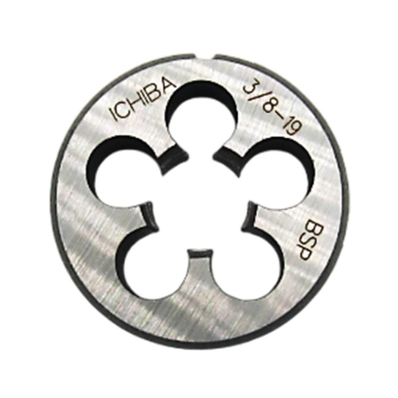 DIE ROUND ADJ STRAIGHT THREAD PF1/8X28TX38MM CARBON STEEL