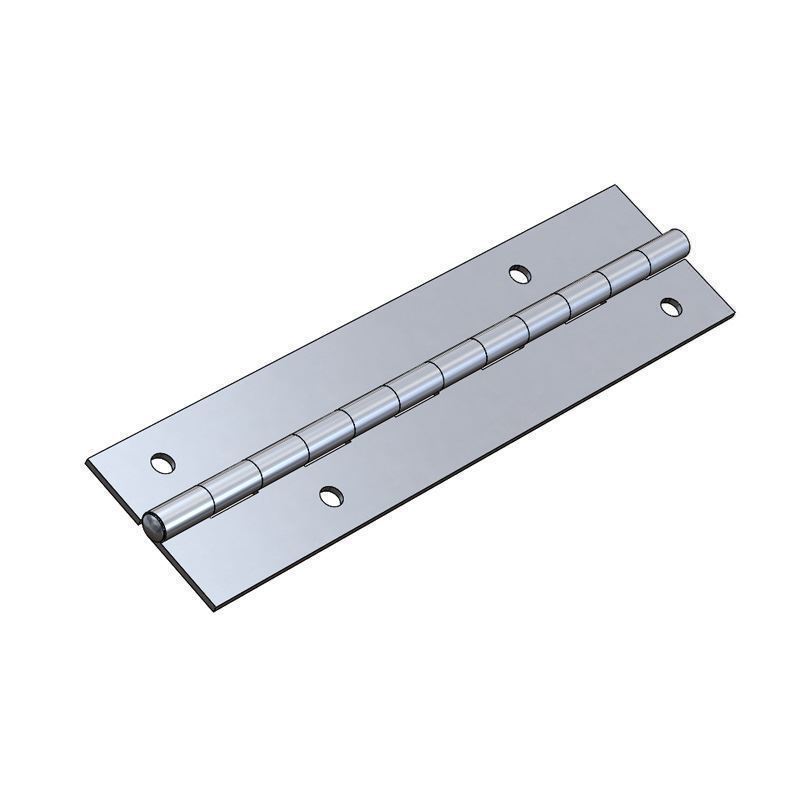 PIANO HINGE FOR SMALL CABINET BRASS 36MMX75MM